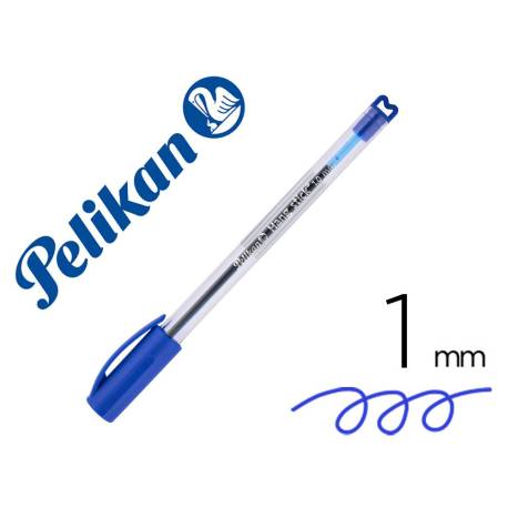 Bolígrafo Pelikan Stick Super Soft Azul de 0,4 mm