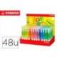 ROTULADOR MARCA STABILO FLUORESCENTE SWING COOL EXPOSITOR DE 48 UNIDADES COLORES SURTIDOS