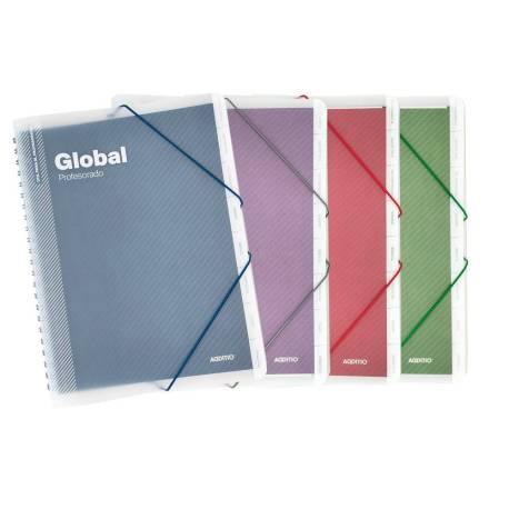 Carpeta global additio a4 con evalucion continua programacion tutoria y reuniones profesores