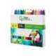 Rotuladores Liderpapel Jumbo grusa caja de 24 colores