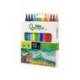 Rotulador Liderpapel fino lavable caja 12 colores