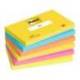 Post-it ® Bloc quita y pon Neon 127 x 76 mm
