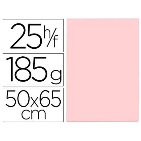 Cartulina Guarro rosa 500 x 650 mm 185 g/m2