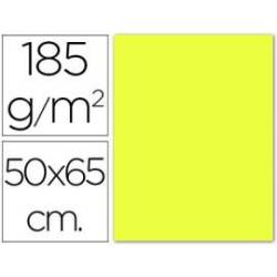 Cartulina Guarro amarillo limon 500 x 650 mm 185 g/m2