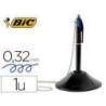 Boligrafo Bic azul 0,4 mm con peana