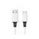 CABLE USB-C A USB-A MARCA Q-CONNECT PVC LONGITUD 1M BLANCO