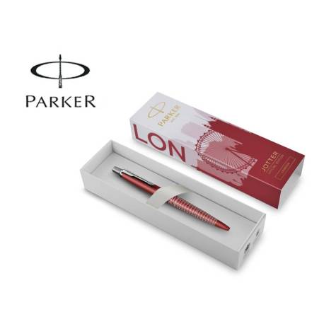 BOLIGRAFO MARCA PARKER JOTTER EDICION ESPECIAL GLOBAL ICONOS LONDRES ROJO
