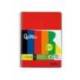 CUADERNO ESPIRAL MARCA LIDERPAPEL DIN A4 SMART TAPA BLANDA 80H 75GR CUADRO 4 MM CON MARGEN PACK 5+1 COLORES SURTIDOS