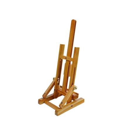 CABALLETE PINTOR DE SOBREMESA MARCA LIDERPAPEL MADERA DE PINO BARNIZADO 34X16X13 CM CERTIFICADO FSC