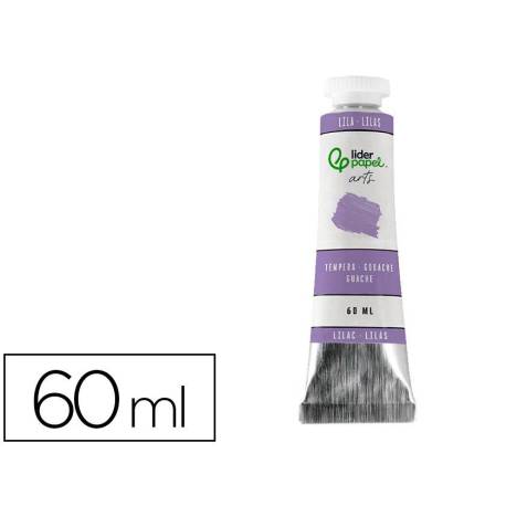 PINTURA GOUACHE/TEMPERA MARCA LIDERPAPEL TUBO DE ALUMINIO DE 60 ML COLOR LILA