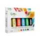 PINTURA GOUACHE/TEMPERA MARCA LIDERPAPEL CAJA DE 6 TUBOS DE PLASTICO DE 75 ML COLORES SURTIDOS