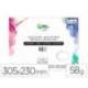 PALETAS DE PAPEL DESECHABLES MARCA LIDERPAPEL PARA PINTURA 40 HOJAS GRAMAJE 58G/M2 CON AGUJERO PARA PULGAR