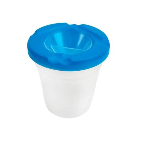 VASO LIMPIAPINCELES MARCA LIDERPAPEL DE PLASTICO 8X8,5 CM