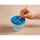 VASO LIMPIAPINCELES MARCA LIDERPAPEL DE PLASTICO 8X8,5 CM
