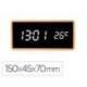 RELOJ MARCA Q-CONNECT SOBREMESA DIGITAL CON TEMPERATURA 150X45X70MM