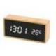 RELOJ MARCA Q-CONNECT SOBREMESA DIGITAL CON TEMPERATURA 150X45X70MM