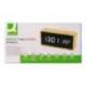 RELOJ MARCA Q-CONNECT SOBREMESA DIGITAL CON TEMPERATURA 150X45X70MM
