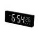 RELOJ MARCA Q-CONNECT SOBREMESA DIGITAL CON TEMPERATURA 3 ALARMAS CONTROL DE VOZ 160X60X25MM