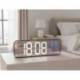 RELOJ MARCA Q-CONNECT DE PARED Y SOBREMESA DIGITAL CON TEMPERATURA 230X35X70 MM