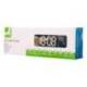 RELOJ MARCA Q-CONNECT DE PARED Y SOBREMESA DIGITAL CON TEMPERATURA 230X35X70 MM