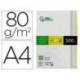 Papel color Liderpapel A4 80 g/m2 Colores Surtidos 500 hojas