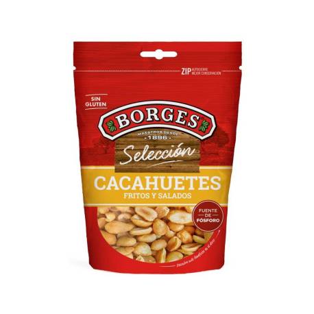 CACAHUETE MARCA BORGES FRITO/SALADO BOLSA DE 100 GR