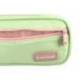ESTUCHE PORTATODO LIDERPAPEL DUO 3 CREMALLERAS CON BOLSILLOFRONTAL COLOR VERDE PASTEL 220X90X70MM