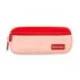 ESTUCHE PORTATODO LIDERPAPEL DUO 2 CREMALLERAS CON BOLSILLOFRONTAL COLOR ROSA 20X90X50 MM
