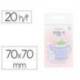BLOC NOTAS ADHESIVAS MARCA IMAGINOVO MEOW 20 HOJAS FLORERO 70X70 MM