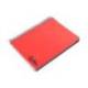 CUADERNO ESPIRAL LIDERPAPEL A7 MICRO WONDER TAPA PLASTICO 100H 90 GR CUADRO 5MM 4 BANDAS COLOR ROJO
