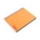 Bloc Liderpapel DIN A6 micro wonder cuadro cuadro 5mm 4 bandas tapa plástio 90 gr color naranja