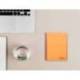 Bloc Liderpapel DIN A6 micro wonder cuadro cuadro 5mm 4 bandas tapa plástio 90 gr color naranja