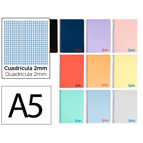 Bloc Liderpapel DIN A5 wonder milimetrado 2mm tapa plástico 90 gr “no se puede elegir”