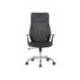 SILLA MARCA Q-CONNECT DIRECCION BERGAMO MALLA/SIMILPIEL ALT MAX 1210MM ANCH 520MM PROF 480MM RUEDAS PREMIUM NEGRO
