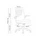 SILLA MARCA Q-CONNECT OFICINA TERNI MALLA ALT MAX 1050 MM ANC 500 MM PROF 480 MM COLOR NEGRO CUERPO NEGRO