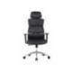 SILLA MARCA Q-CONNECT DIRECCION AUREA SIMILPIEL ALT MAX 1400 MM ANC 520 MM PROF 510 MM RUEDAS PREMIUM NEGRO