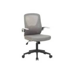 SILLA MARCA Q-CONNECT OFICINA TERNI MALLA ALT MAX 1050 MM ANC 500 MM PROF 480 MM COLOR GRIS CUERPO NEGRO