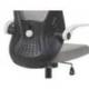 SILLA MARCA Q-CONNECT OFICINA TERNI MALLA ALT MAX 1050 MM ANC 500 MM PROF 480 MM COLOR GRIS CUERPO NEGRO