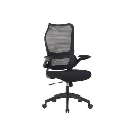 SILLA MARCA Q-CONNECT OFICINA CATANIA MALLA ALT MAX 1230 MM ANC 510 MM PROF 490 MM RUEDAS PREMIUM COLOR NEGRO