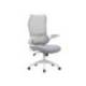 SILLA MARCA Q-CONNECT OFICINA CATANIA MALLA ALT MAX 1230 MM ANC 510 MM PROF 490 MM RUEDAS PREMIUM COLOR GRIS BLANCO