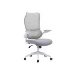 SILLA MARCA Q-CONNECT OFICINA CATANIA MALLA ALT MAX 1230 MM ANC 510 MM PROF 490 MM RUEDAS PREMIUM COLOR GRIS BLANCO