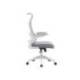 SILLA MARCA Q-CONNECT OFICINA CATANIA MALLA ALT MAX 1230 MM ANC 510 MM PROF 490 MM RUEDAS PREMIUM COLOR GRIS BLANCO