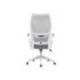 SILLA MARCA Q-CONNECT OFICINA CATANIA MALLA ALT MAX 1230 MM ANC 510 MM PROF 490 MM RUEDAS PREMIUM COLOR GRIS BLANCO