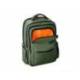 MOCHILA MARCA ANTARTIK VOLT 5 COMPARTIMENTOS COLOR VERDE MILITAR INTERIOR NARANJA 450X180X330 MM