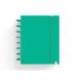 CUADERNO INGENIOX FOAM A5 80H RAYADO HORIZONTAL COLOR VERDE