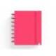 CUADERNO INGENIOX FOAM A5 80H RAYADO HORIZONTAL COLOR ROJO