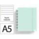 CUADERNO INGENIOX FOAM A5 80H RAYADO HORIZONTAL COLOR MENTA PASTEL