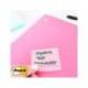 BLOC DE NOTAS ADHESIVAS QUITA Y PON MARCA POST-IT 73X73 MM 36 HOJAS TRANSPARENTE NARANJA PAPAYA
