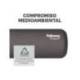 REPOSAMUÑECAS MARCA FELLOWES MINI BREYTA NEGRO 190X70X25 MM