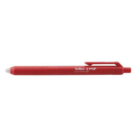 BOLIGRAFO ARTLINE J-POP ECO GREEN RETRACTIL TINTA GEL 0,7 MM COLOR ROJO
